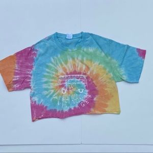 tie dye crop top